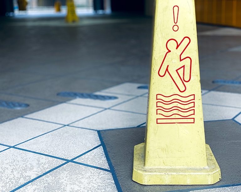 Can Teacher Sue His Employeer For Slip And Fall?