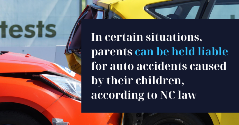 Are Parents Liable For Childrens Car Accidents?