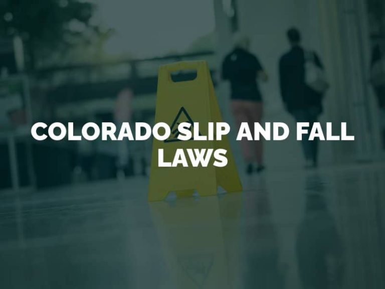 How To File A Slip And Fall Claim In Colorado?