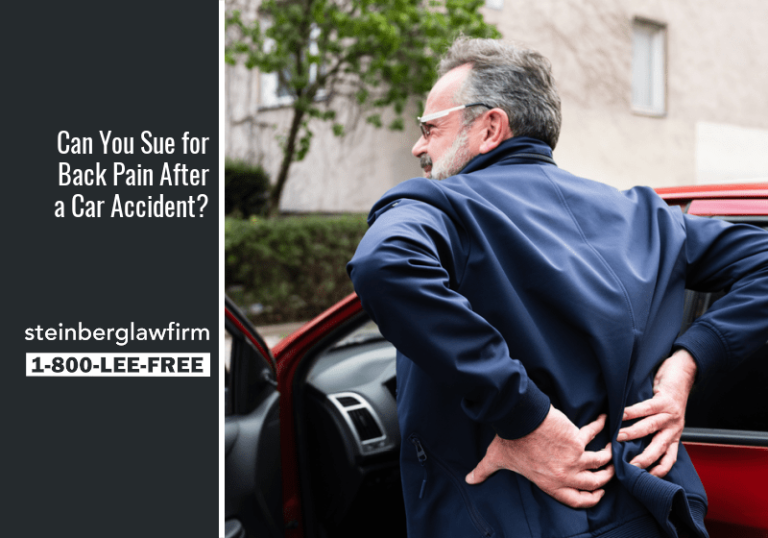 Can You Sue For Back Pain After Car Accident?