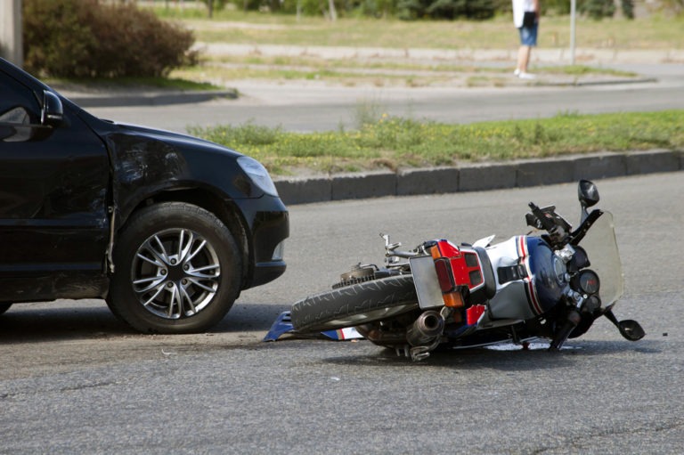 motorcycle and car accident 768x511 1