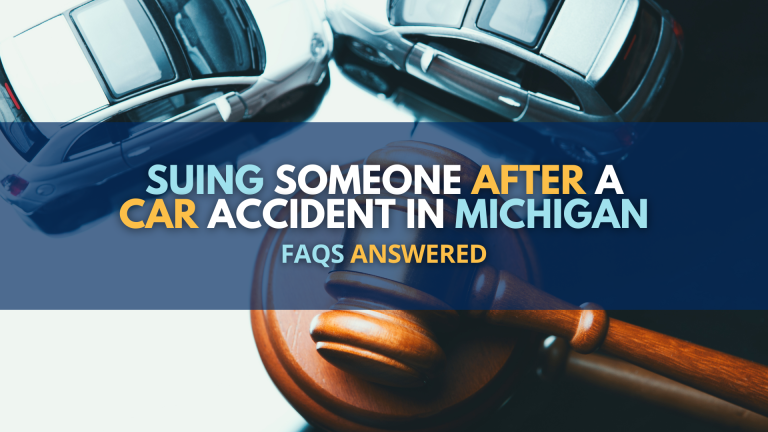 Can You Sue For A Car Accident In Michigan?