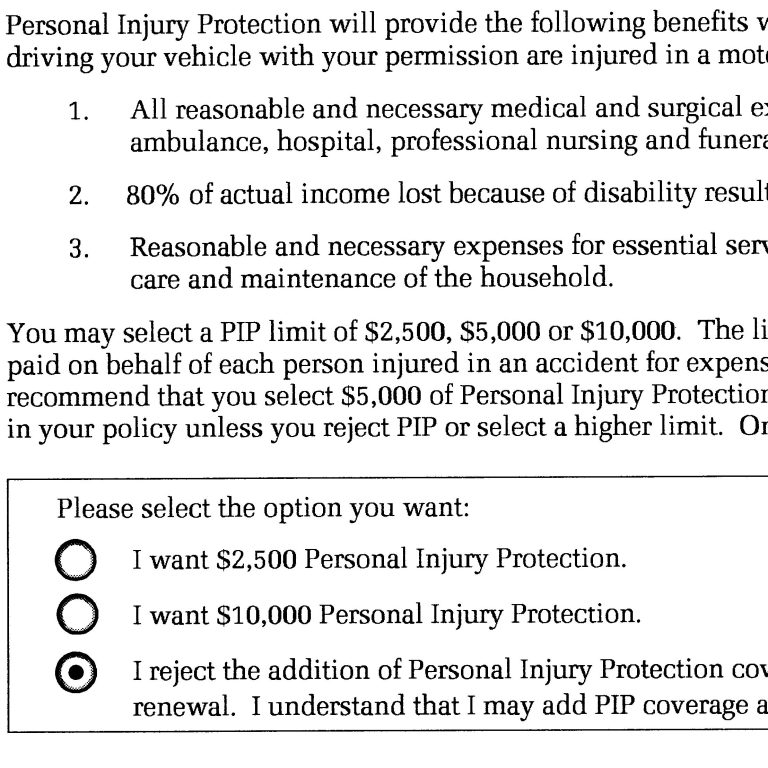 Is Personal Injury Protection Required In Texas?