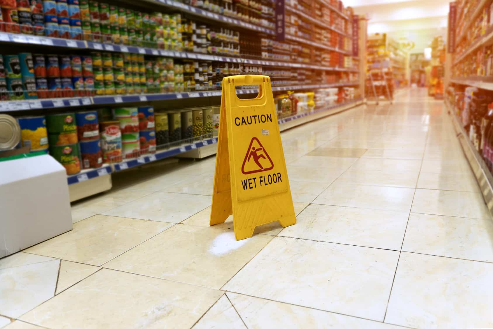 what should you do when you slip and fall in a store in